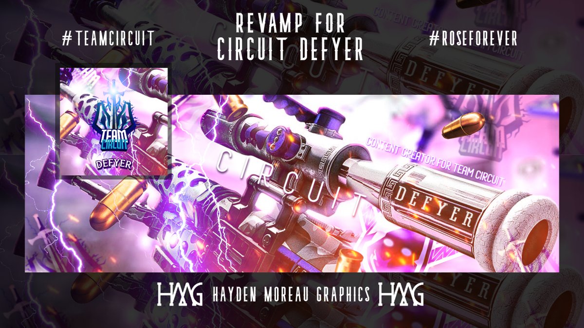 hmgraphicsnz's tweet image. Revamp for @DefyerYT | Pure Dopeness lmaoo
@TeamCircuitGGs @HunterHD_ @greyzdead 
#teamcircuit #roseforever