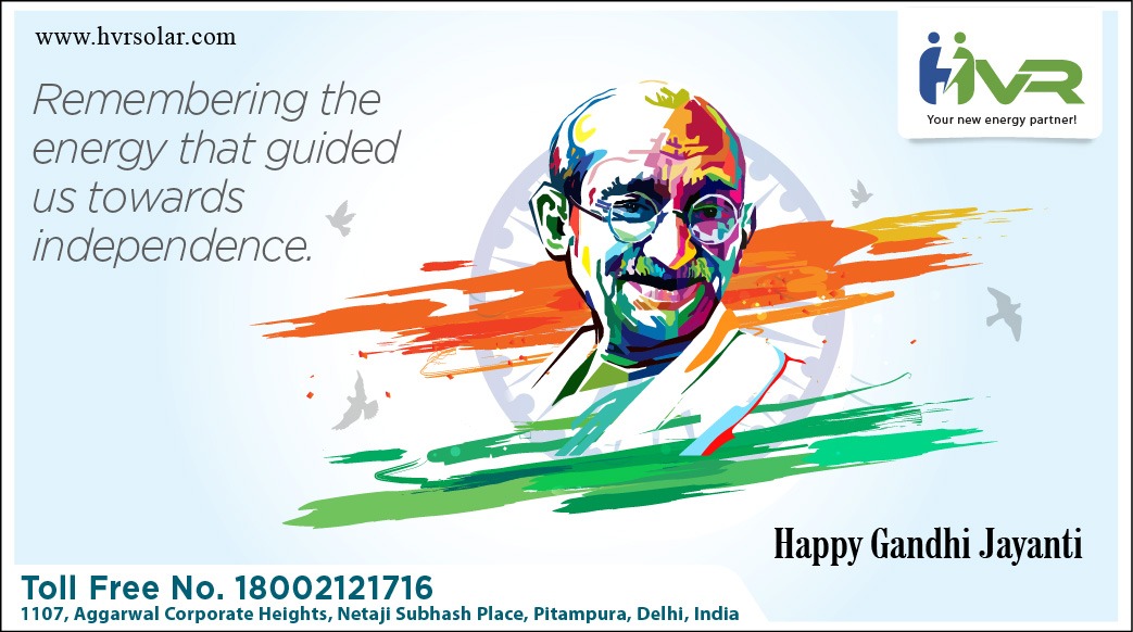 HVR_Solar's tweet photo. HVR wishes you all a Happy Gandhi Jayanti.
.
.
.
.
#HappyGandhiJayanti #GandhiJayanti2021 #MahatmaGandhi #Gandhi #India #GandhiJi #Freedom #FatherOfTheNation #Peace #Love #Mahatma #Bapu #Indian #FatherOfNation #NonViolence #Hvr #HvrSolar https://t.co/DIQXQY6HsJ