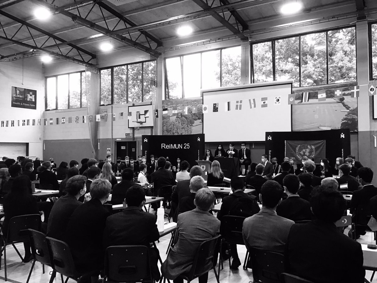 lehmun's tweet photo. 25 years of ReiMUN. Let the debating commence! #ReiMUN25 @LEHSchool https://t.co/ASpxt74nTh