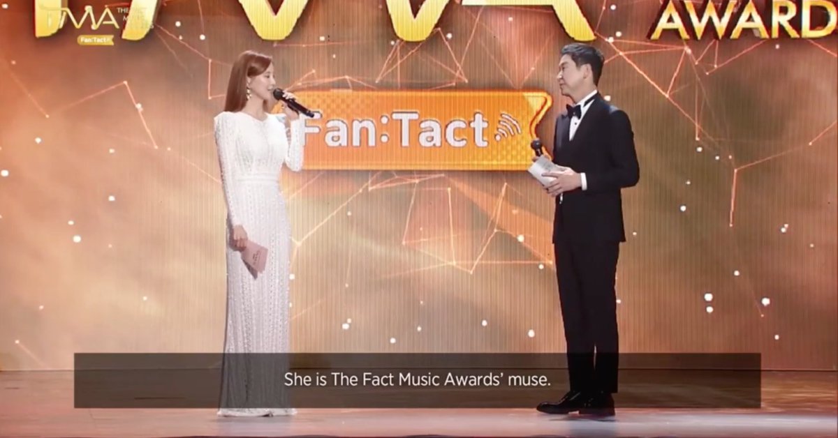 SeohyunPoint's tweet photo. MC #SEOHYUN #서현 - 2021 The Fact Music Awards (TMA)

Shin Dong Yeop: "This is the 4th TMA ceremony. The male MC has changed but Seohyun has been protecting her spot here for awhile. She is The Fact Music Award's muse." 🏆

#TheFactMusic Awards #TMA2021 https://t.co/4KT7T2wK8V