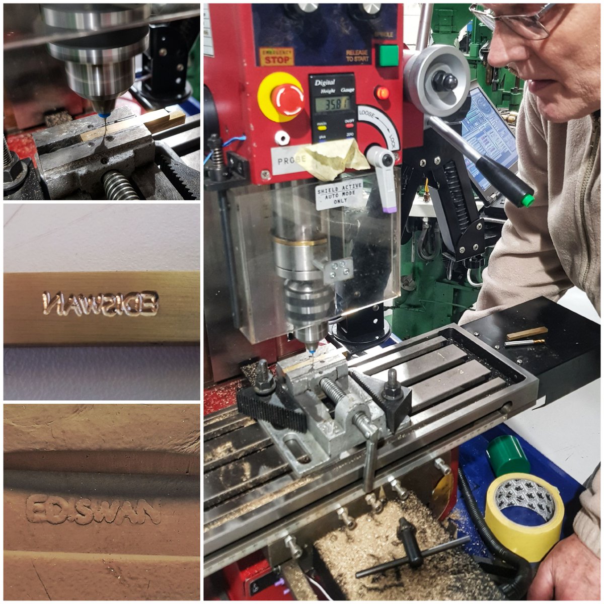 Now the refinement begins starting with pinches.  We stopped using pinch tooling and used hand clamps but they are hit &amp; miss. Now it's time to fix the tool to allow the glass to spread and an opportunity to play with the cnc mill and put our name on it!