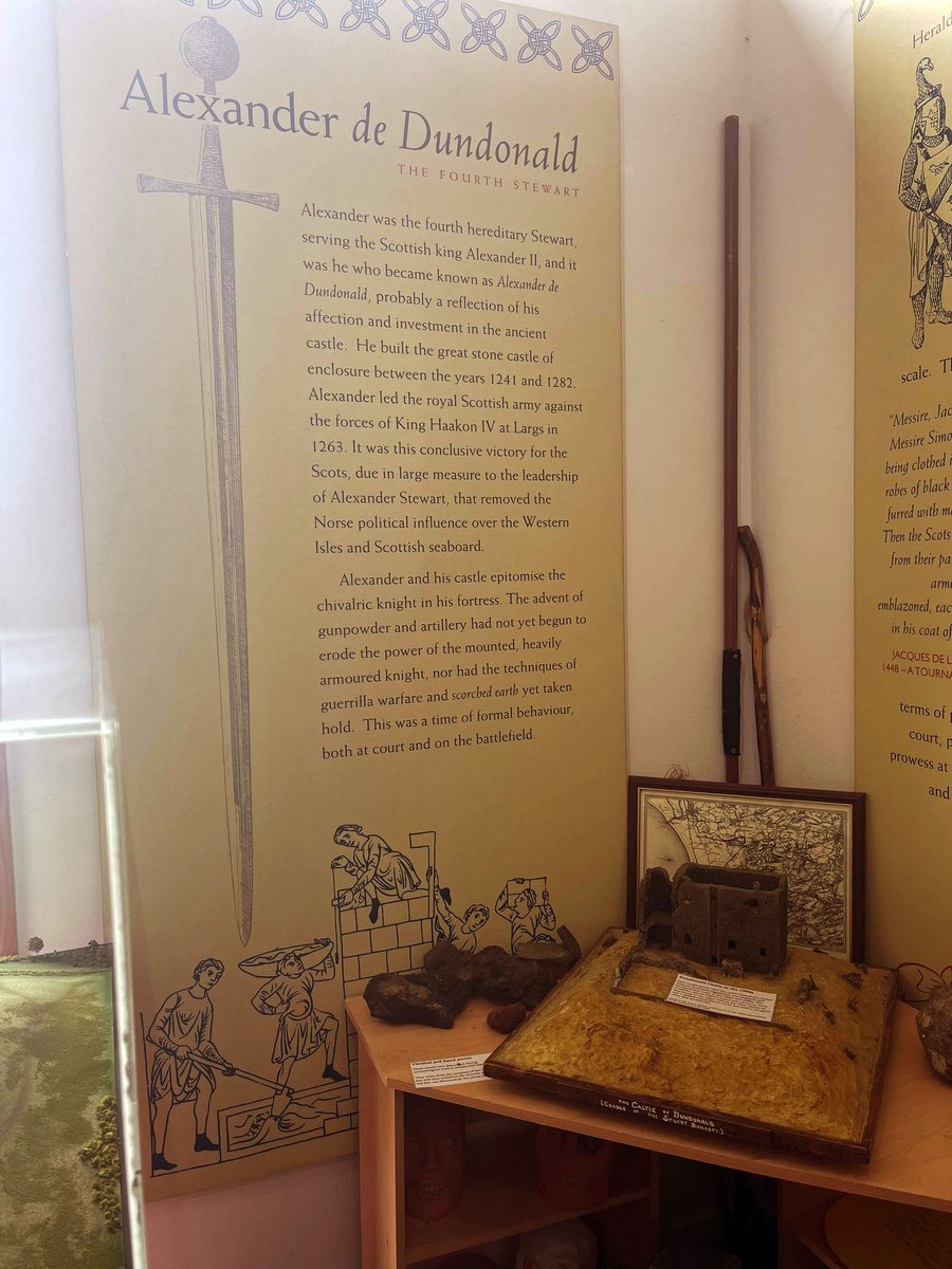 DundonaldCastle's tweet photo. On this day in 1263, the Battle of Largs took place - where the Scottish forces were commanded by Alexander of Dundonald or Alexander Stewart - the 4th hereditary High Steward of Scotland (1246-1281)- from Dundonald. https://t.co/SVxyQkf865