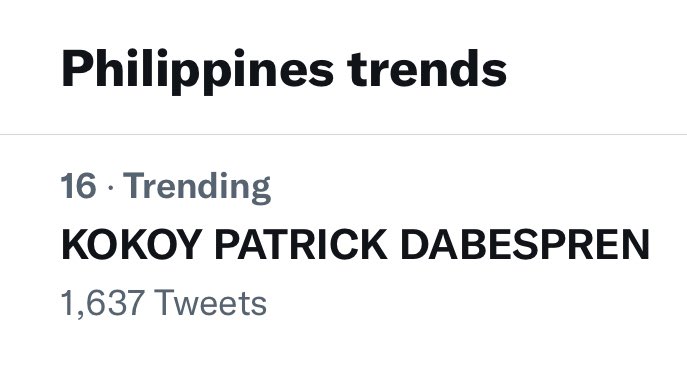 kaidesantos_'s tweet photo. Number sexteen na!!!

KOKOY PATRICK DABESPREN https://t.co/0mIyEtlivg
