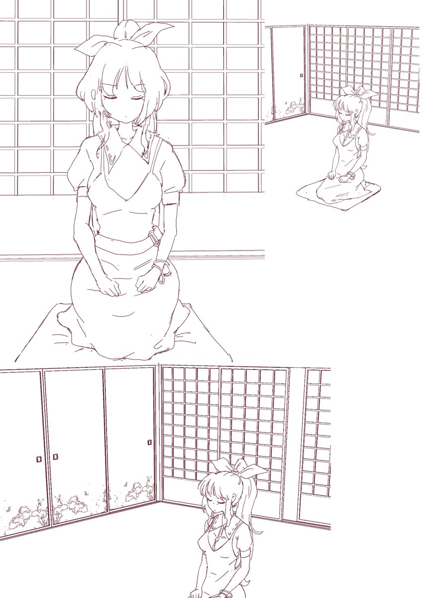 なんとなく描いてても「わからん」ってよくなるんだけど、そのたびに「疑問を持ったってことは、そこに、なにか解があるんだ(疑問と解はセットなんだ)」っていう禅問答みたいな、どこかで見た言葉を思い出す。だからこれじゃないってことはわかってる(でもどうしたらいいかはわからん) 