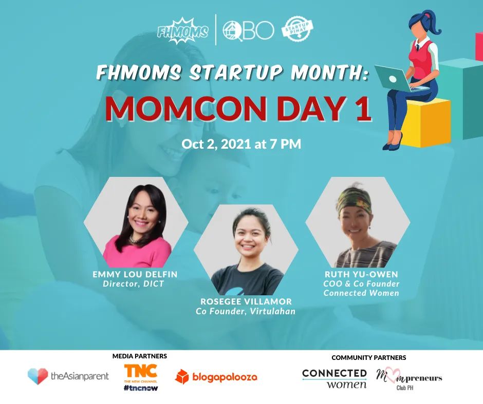 fhmomscommunity's tweet photo. Watch how our inspiring panelists talk about MOMS IN FREELANCING: 
HOW TO GROW YOUR FREELANCE BUSINESS

This will be held on October 2 at 7PM in the evening. 🤝

Register today!
Click here 👉 https://t.co/CUGuiikoCY

#FHMomsStartupMonth #MomCon #Momathon #Momacademy https://t.co/cnQ7TMEhp0