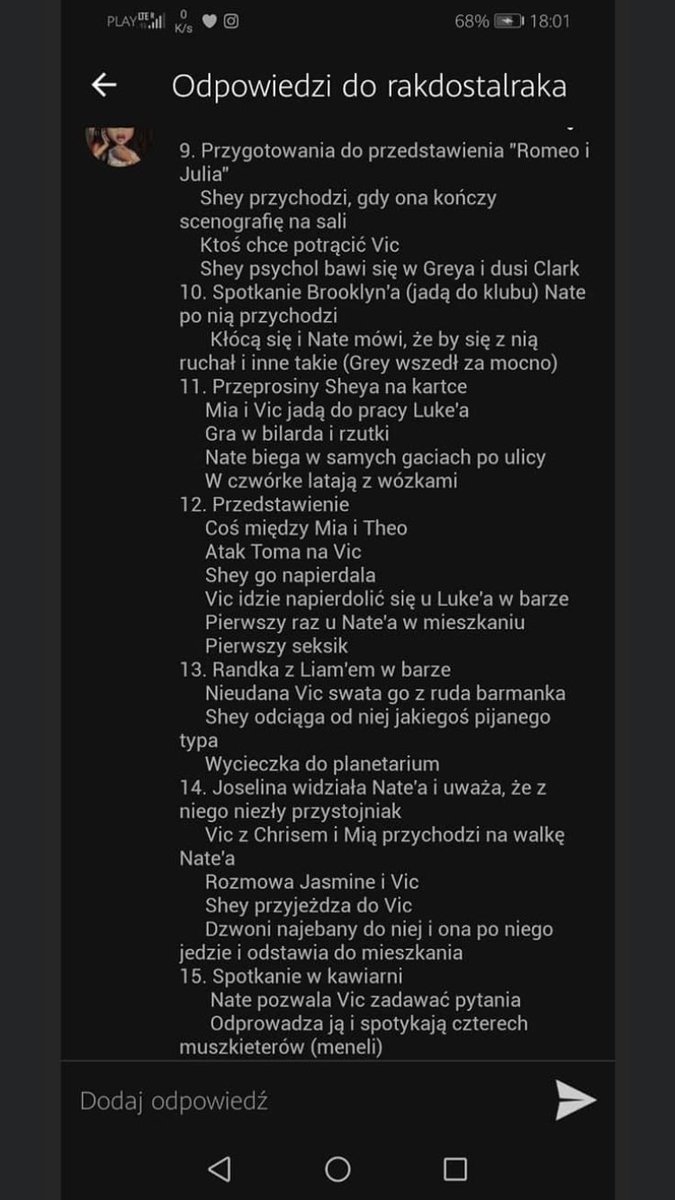 veaalz's tweet photo. gdyby ktos nie zdążył przeczytać saf a chciałby ogarnac co tam mniej wircej bylo to znalazlam jakies screeny z mala rozpiska #pizgaczhell https://t.co/svkW5JlEeZ