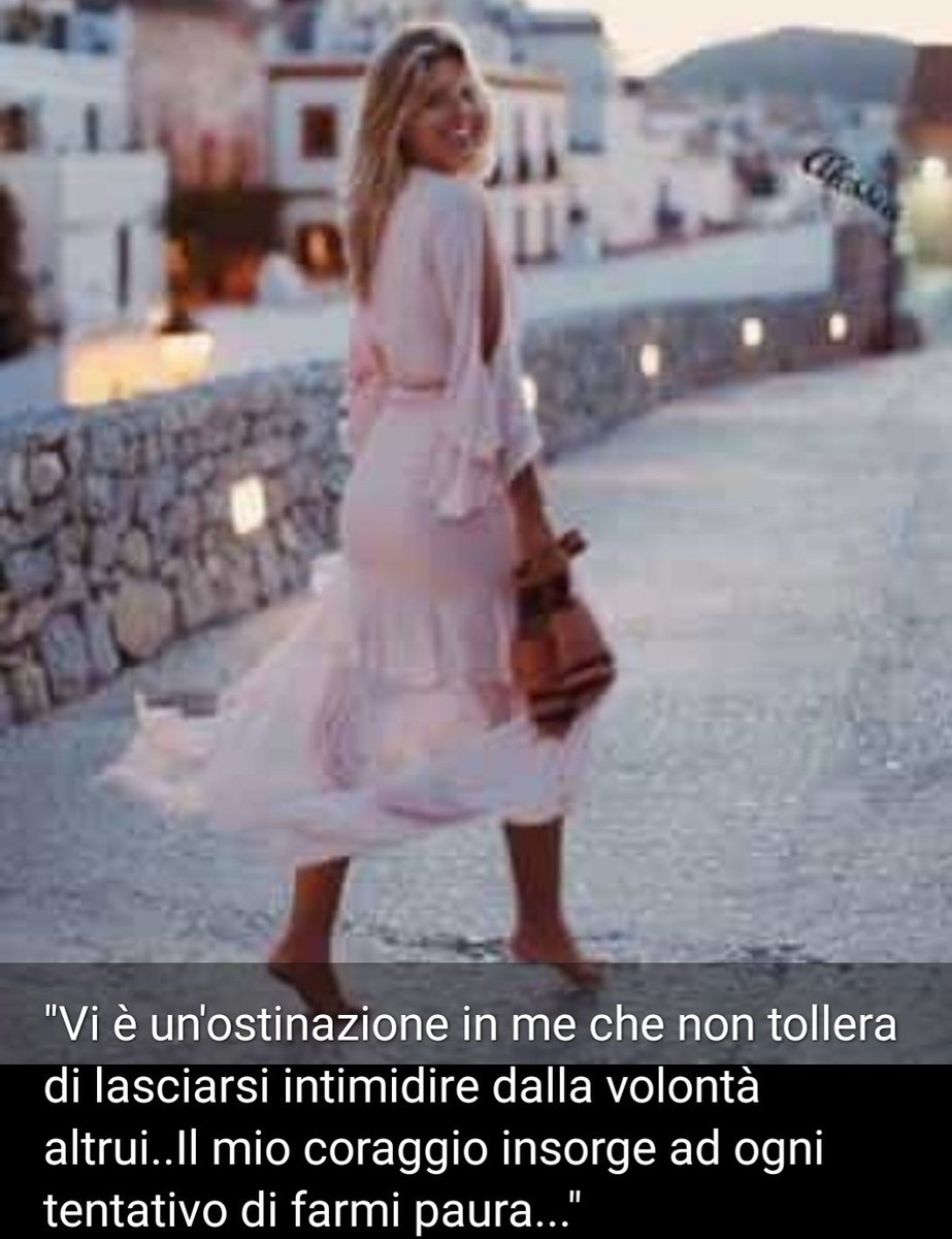 Alessia04789851's tweet photo. Vi è un'ostinazione in me che non tollera di lasciarsi intimidire dalla volontà altrui..
There is a stubbornness about me that never can bear to be frightened at the will of others..
#ostinazione #stubbornness #nonlasciarsiintimidire #dontbeintimidated https://t.co/DO0bjaX386