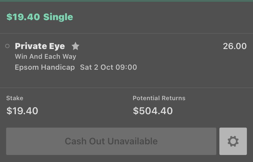 Barbsracingtips's tweet photo. @TravTurf you bloody legend!! Don’t drop off punters‼️‼️#goat https://t.co/kPfgZc5pvj