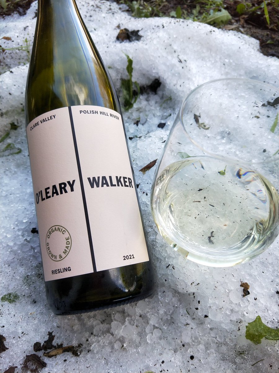 24 hours on and yesterday's hail is still melting. Time to put it to good use 👌 <a href="/OLearyWalker/">O'Leary Walker Wines</a>