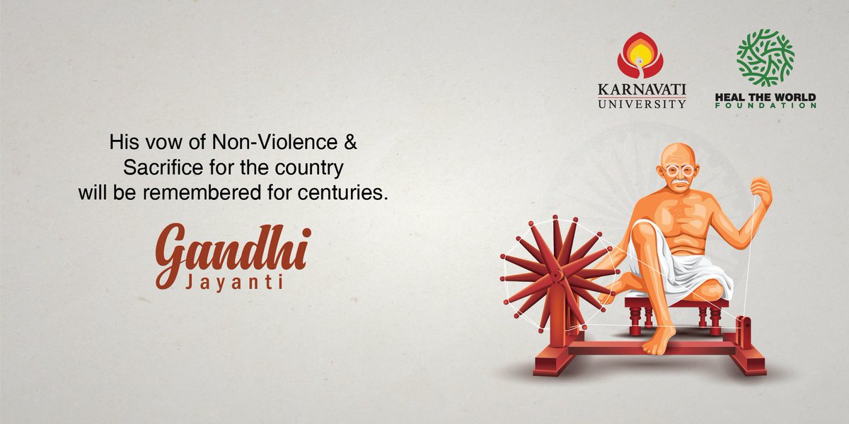 HealTheWorld_In's tweet photo. His actions led India to independence and his ideologies are still encouraging today's youth.
Remembering the #FatherOfTheNation on his 152nd birth anniversary.
Happy #GandhiJayanti to all. 

#mahatmagandhi #htwf #healtheworld https://t.co/RcorhvJB5V