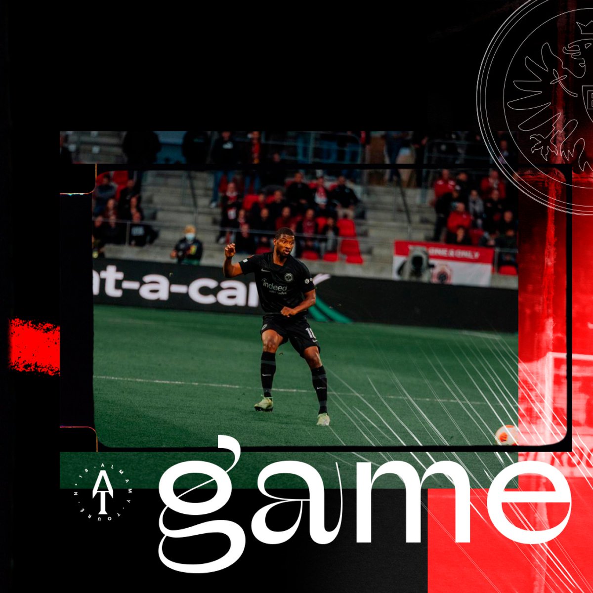 A_Toure38's tweet photo. I've missed football a lot ⚽️⌛
We're back on winning track 🖤
Lasst uns gehen Jungs 💪
#SGE #EuropaLeague #AT🔭 @Eintracht https://t.co/y9cday9pvo