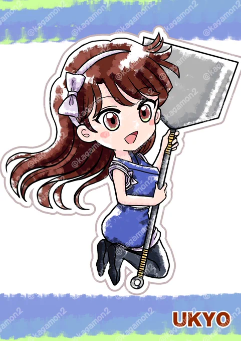らんまちびキャラシリーズ女の子たちやっと完成した あとメンズが4人残ってます… #らんま