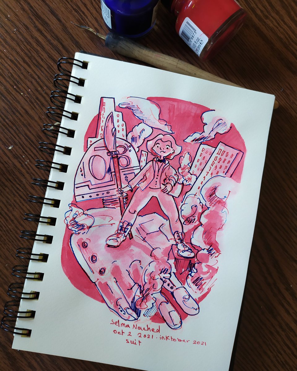 NachedSelma's tweet photo. Inktober day 2 suit
#robot #mecha #suit #inktober2021suit #inktober2021 #inkchallenge #inkart #illustration #redink #blueink #caliink #scifi #inktoberprompts #ใกใซ #superhero #city #dystopia #robots #inktober #selma__art_ @inktober https://t.co/PSKitoYAZn