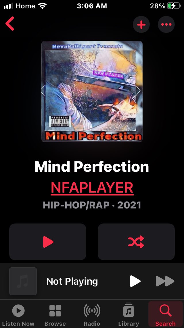 nfaplayer's tweet image. unitedmasters.com/m/mindperfecti… 🔥💯☝🏾👆🏿