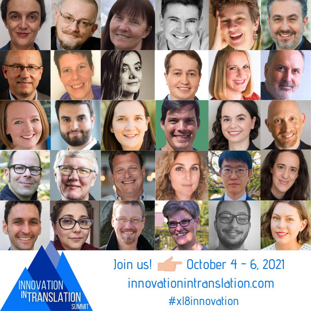 GDeneufbourg's tweet photo. The #InnovationinTranslation Summit line-up is SO promising. π€© Looking forward to it! Still time to join ππ» https://t.co/AePoKMRjfW