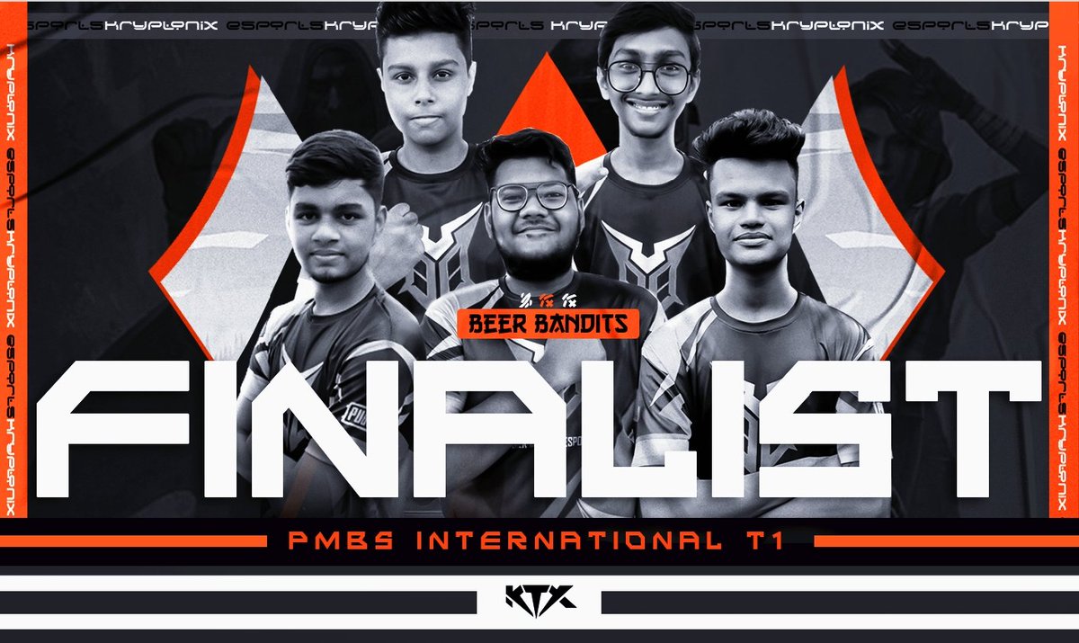 EKryptonix's tweet photo. Congratulations to our PUBGM team for reaching the Finals of PMBS International T1 . Lets hope for the best . https://t.co/Br55o1vsg1