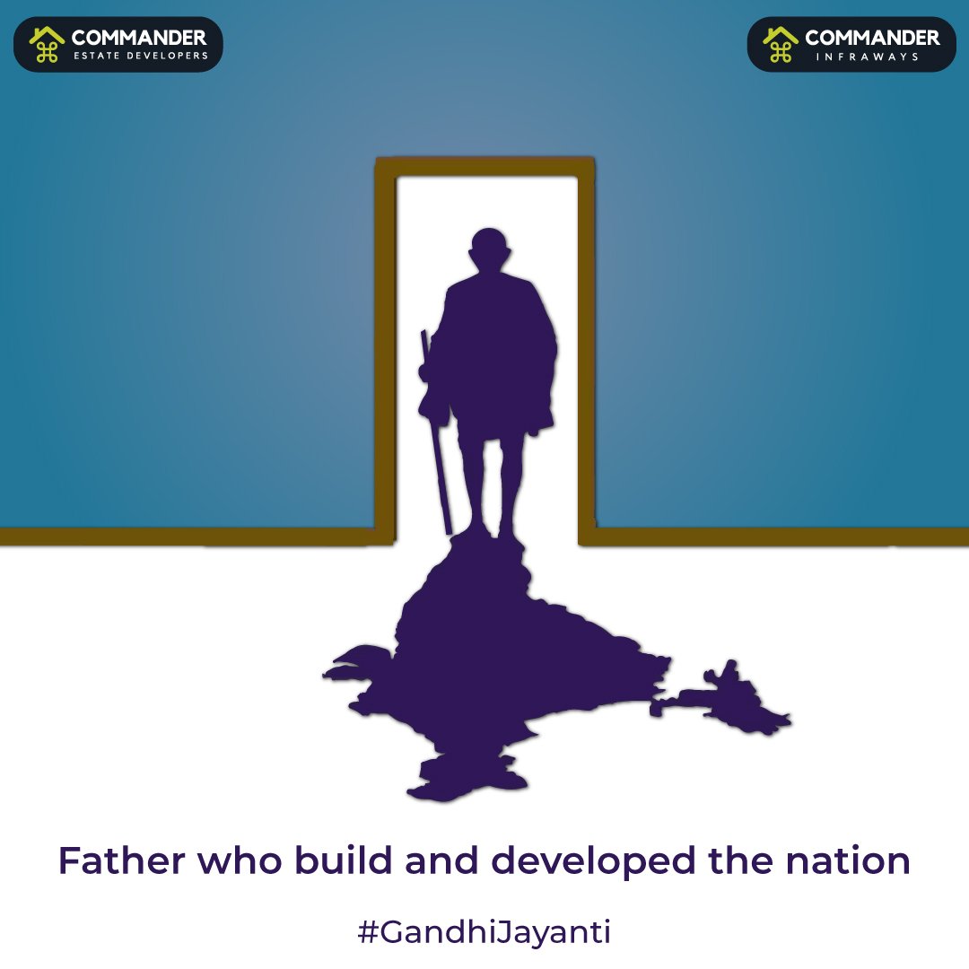 Commandersgroup's tweet photo. He helped this nation to stand on it's feet and fought for the independence. We develop your homes that will get you your independence

Visit our site: https://t.co/tdRCmig3Sq
Contact us : 7620440000 / 02227464512

#GandhiJayanti #MahatmaGandhi #Gandhi #gandhiji https://t.co/zSlWMLIdJk