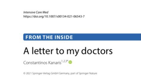 DrKanaris's tweet image. Can we ever do too much for our patients?
Can we care so much that we sometimes get blinkered on what is right or wrong for them and get it wrong? 
I found this incredibly hard to write, harder still to share.
Thank you @yourICM for publishing it
#PedsICU 
bit.ly/2Yc2oM1