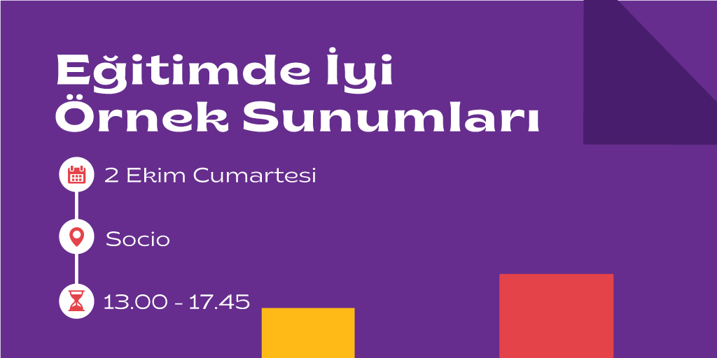 Bugün saat 12.00 itibarıyla ERG YouTube kanalı ve Socio’dayız. Gelin, eğitimde iyi örnekleri birlikte kutlayalım!