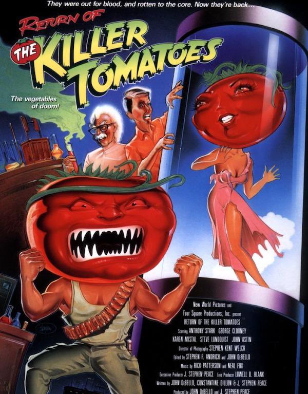 'Return of the Killer Tomatoes' (1988) 'The girl of my dream...