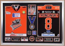 steelershockey's tweet photo. 🍊🏒 Our good friends at @MatrixFrames have been in work for a couple of hours already this morning helping the Steelers out.

For the very best framing of your shirts and memorabilia please support those that go out of their way for the Steelers.

#BleedOrange https://t.co/MBa8IgwU9N