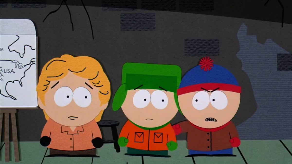 южный парк большой длинный необрезанный кенни. саус парк большой длинный необрезанный. южный парк большой длинный необрезанный. южный парк 1997. южный парк большой длинный необрезанный 1999 постер.