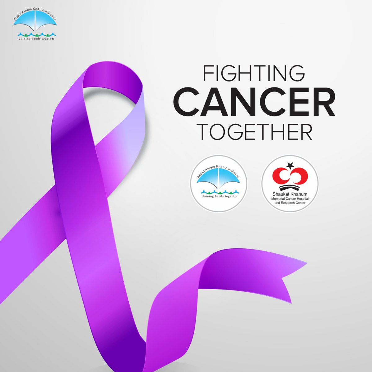 Abdul Aleem Khan Foundation is fighting cancer with Shaukat Khanum Cancer Hospital by giving donations annually & fulfilling its social responsibility in Shaukat Khanum’s mission to provide free cancer treatment to everyone who can’t afford
 #AAK_Foundation #shoukatkhanamhospital