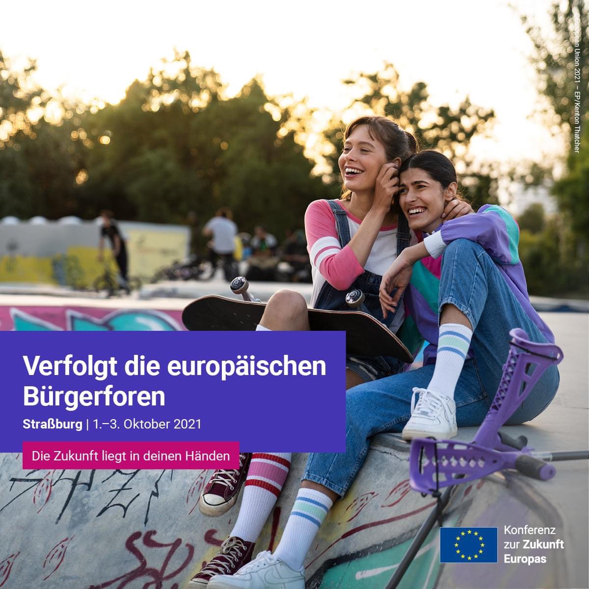 #EuropeanCitizensPanels 🇪🇺 zu Klima / Gesundheit
👉futureu.europa.eu SA🖥 11:00-11:50 epfacebook.eu/Buergerforum-0… 
SA🖥13:15-14:10 epfacebook.eu/Buergerforum-0… 
SO🖥09:00-09:20 epfacebook.eu/Buergerforum-0… 
SO🖥11:15-13:00: epfacebook.eu/Buergerforum-0… 
#CoFoE
#TheFutureIsYours
#PulseofEurope