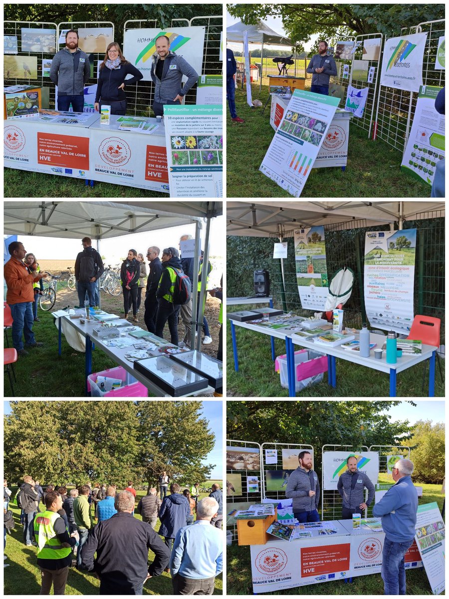 [#HVE] - Hommes et Territoires était présent ce jeudi pour le rallye vélo organisé par l'association HVE Beauce-Val de Loire sur la #certification #hautevaleurenvironnementale.

Une belle occasion pour sensibiliser et accompagner sur #biodiversité 

<a href="/fermedesarches/">Ferme des Arches</a>