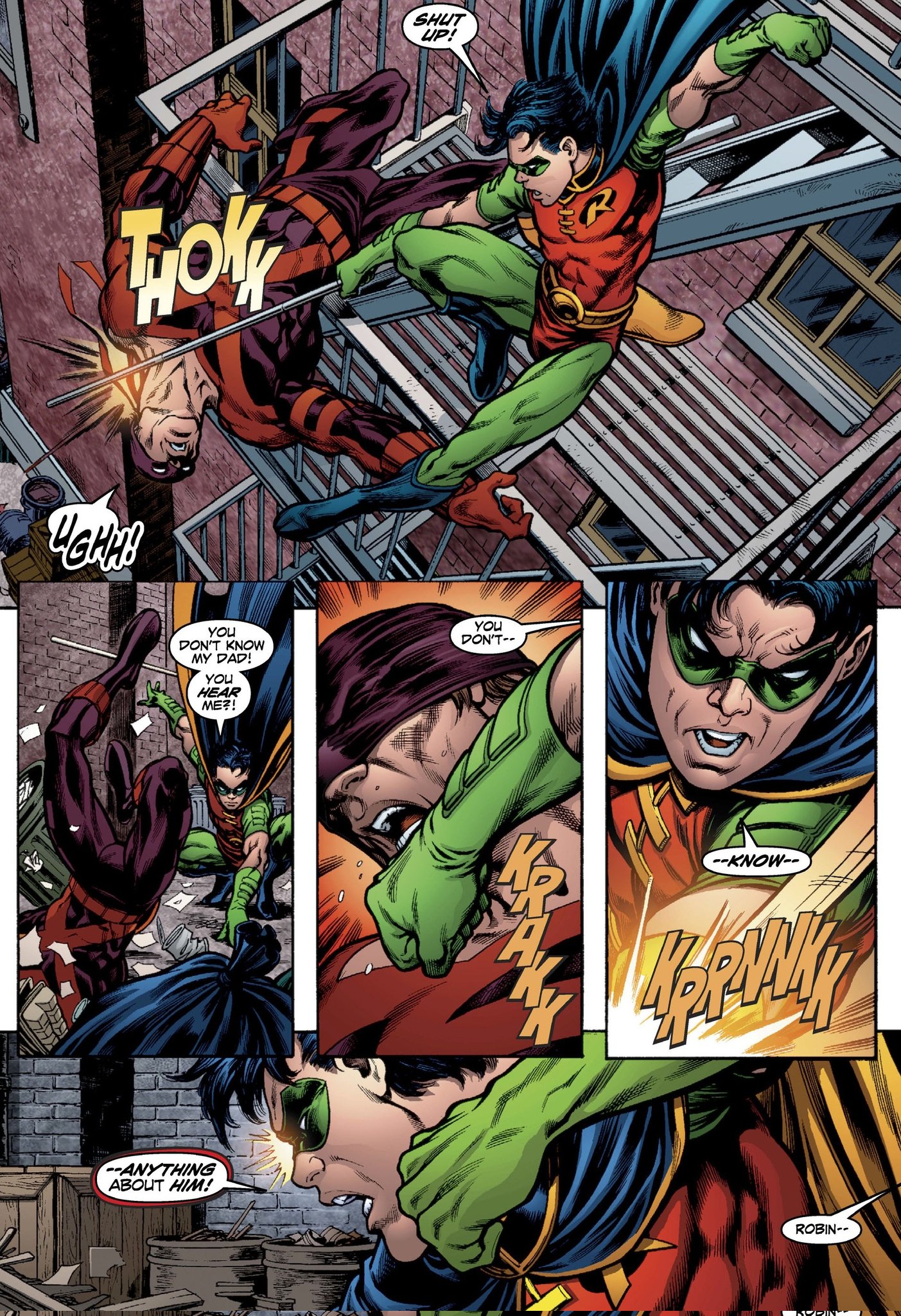 Børnecenter Villain Grønthandler Ashley|TheBatFamily 🦇 on Twitter: "Tim Drake almost beat a man to death  after he made a crack about Robin's dad. Jack Drake had recently died and  Tim had been bottling it up.