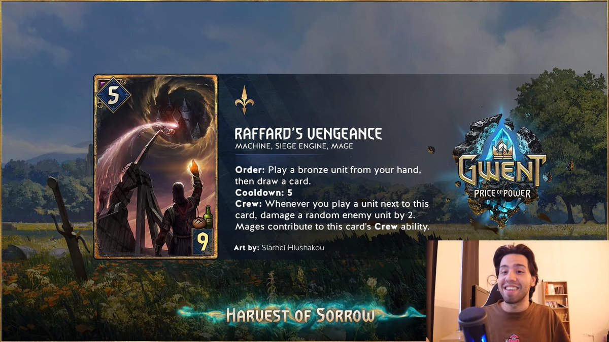 ClaymoreGWENT's tweet photo. "Raffard's Vengeance" from @misterhabbla1 😋👍

#GWENT #HarvestOfSorrow 
#PriceOfPower https://t.co/4frvzONtZr