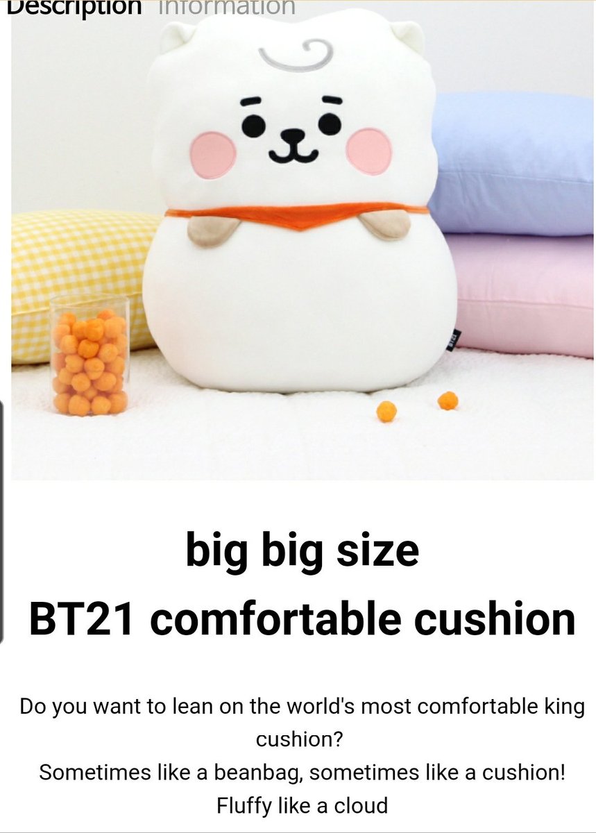 sandyyyzan28's tweet photo. WTS LFB ONHAND PH
BT21 BABY RJ BIG COMFORTABLE CUSHION
Brand new, official with tags
3000php
Still negotiable, PM me if interested π
Rfs: raffle prize, wala na paglagyan sa bahay π
#BT21RJ #RJmerch #BT21 #JinBTS #RJ https://t.co/KoLZI8OsMe