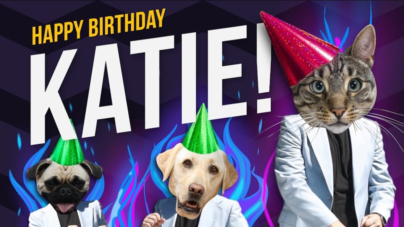 Katie Birthday Memes Funny Birthday Cards For Him Or Her, 40th