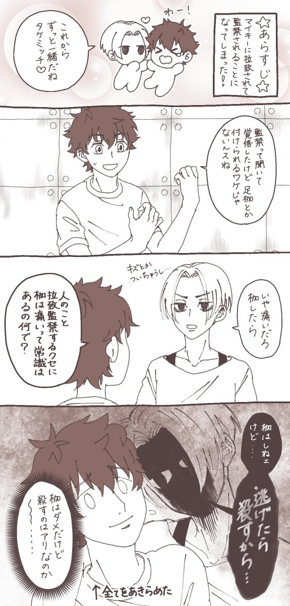 マイ武 監禁ネタ 物騒だけどハッピー両思い 