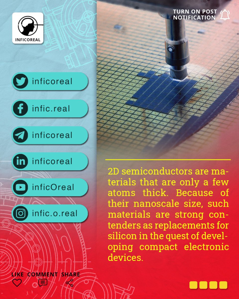 inficoreal's tweet photo. Newly discovered family of 2D semiconductors enables more energy efficient electronic devices.
#inficoreal

https://t.co/UoF8hXD2eE I https://t.co/1HKgAoFhOa I https://t.co/R3LpB0nJiI I https://t.co/disgRJFvE8 | https://t.co/yTgF3V0Y4C | https://t.co/KtxAr5Tt22
#electronics https://t.co/USQkUnFOt3