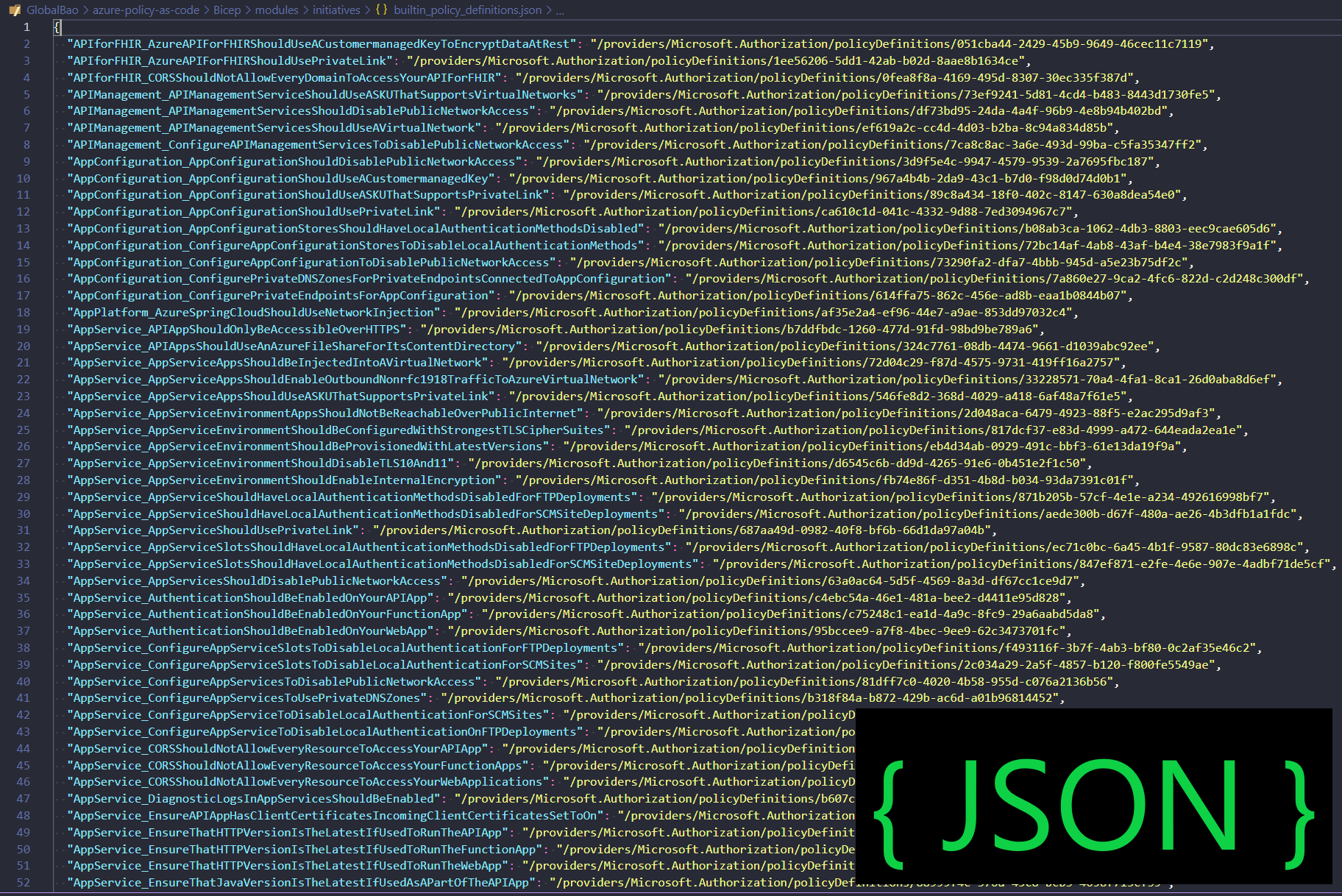 Jesse Json on Twitter: "How to build your own local #Azure Policy ID ...