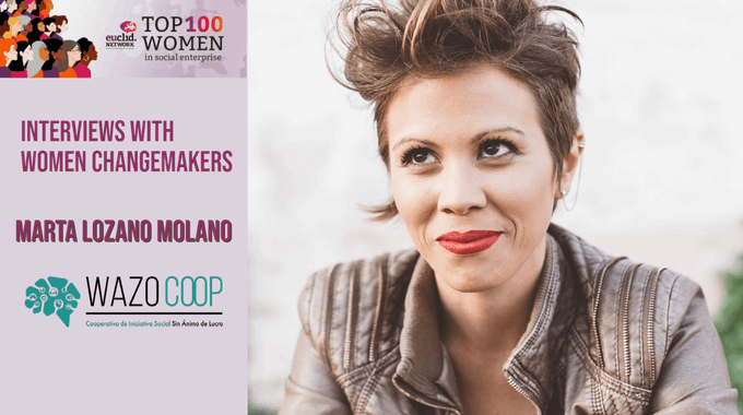 Wazo_Coop's tweet photo. 🎤 Interveiws with women changemakers
Con motivo del reconocimiento Top #100WomenSocEnt @EuclidNetwork ha entrevistado en su sección Interviews with Women #Changemakers a nuestra presidenta @martalmcomposer #Economíasocial #liderazgo
https://t.co/iYo3YlJnYq https://t.co/eWCjRfGTJs