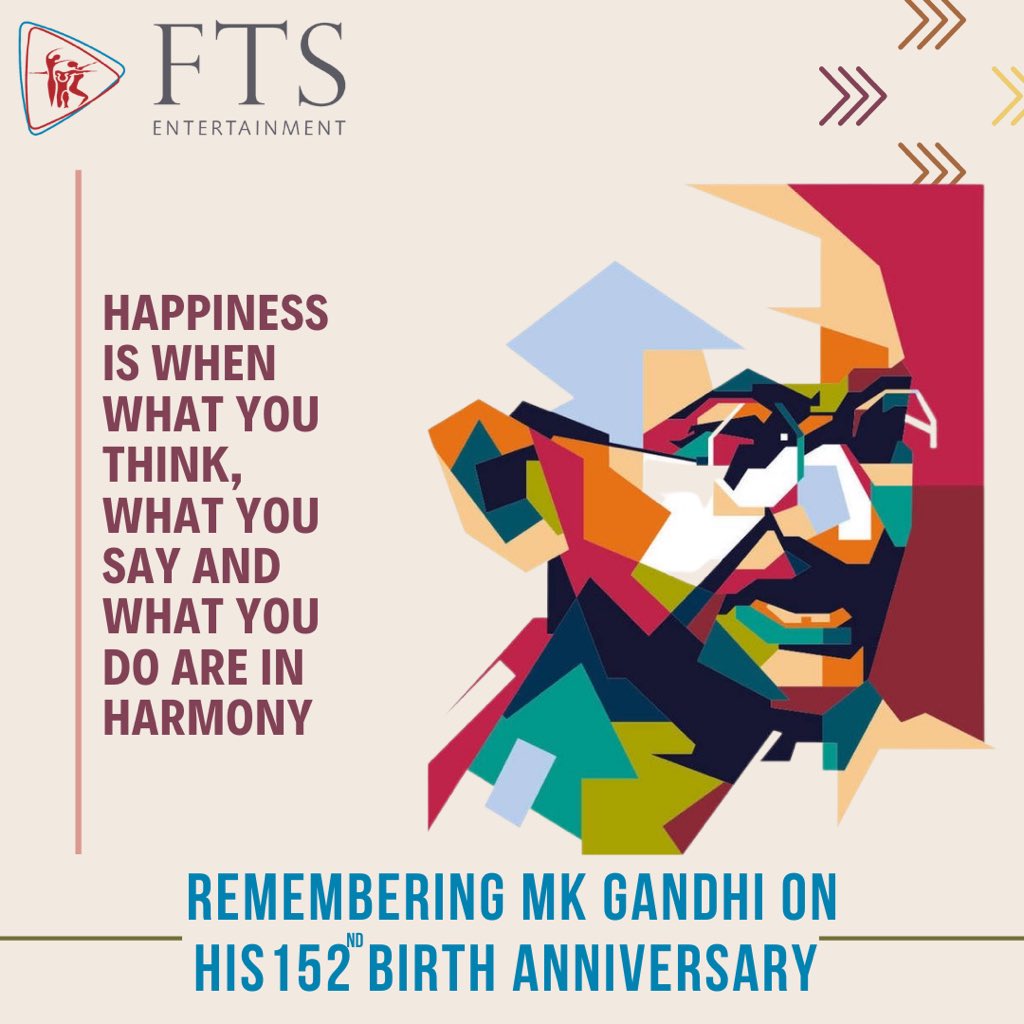 FTSshows's tweet photo. Let us together, continue to weave the path of development for the progress of our nation. 
#MahatmaGandhi #GandhiJayanti https://t.co/fiHowDCCfD
