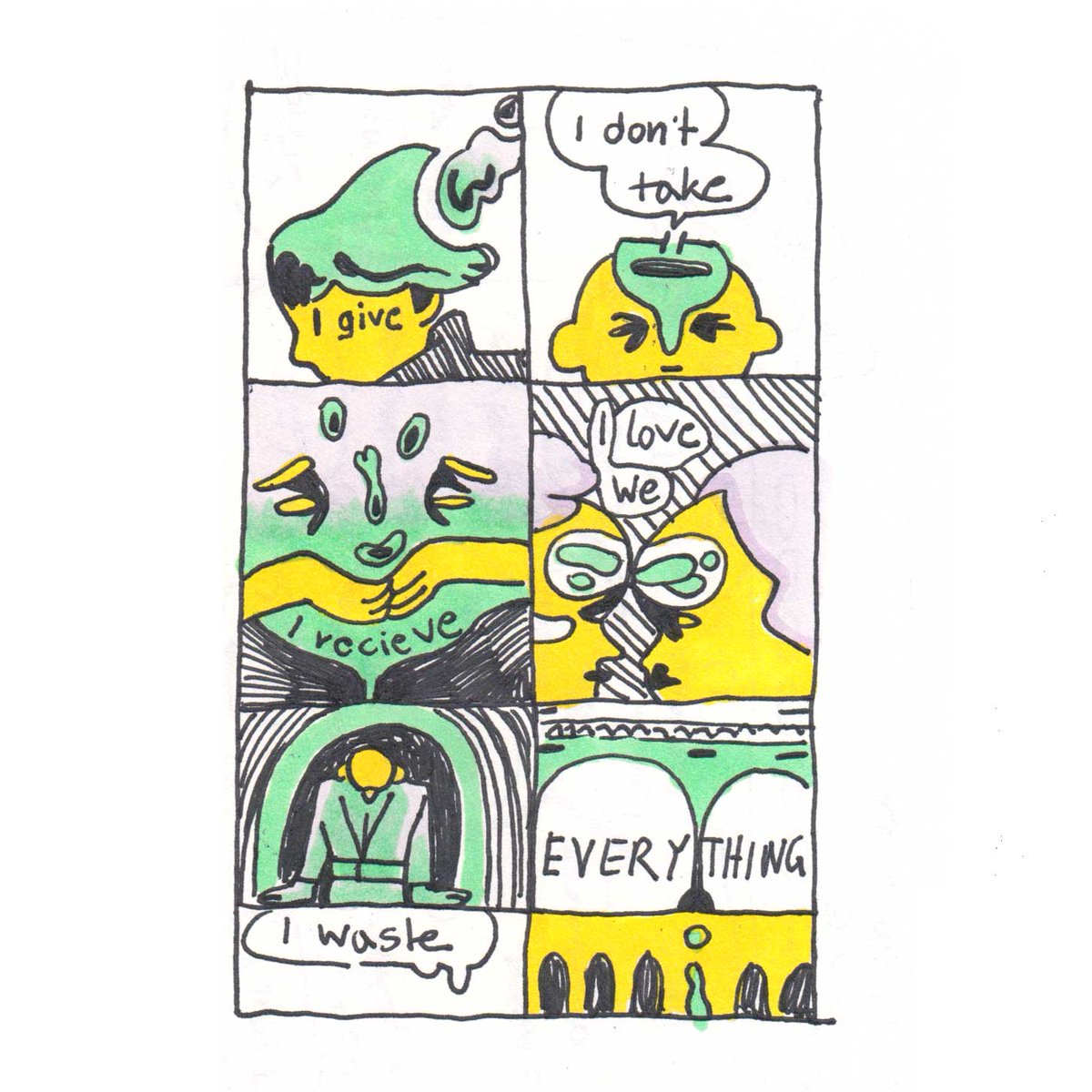 celsteen's tweet image. #visiblenonbinary Heyoo, I am Célestin (they/them), a non binary artist still studying. I love space, thick lines and dark shadows.