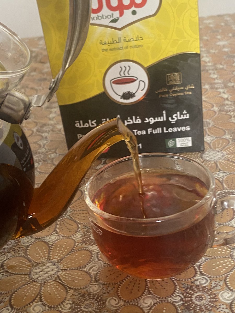 akw500's tweet photo. @a_aljanubi        بالأمانة شاي نبوت شاي من الأخر روعه واروع من كذا مافيش نكهه ولون تقول دم غزال ومزاج كايف عال العال 👌👌 @nabbotSA https://t.co/J7pMRExch6