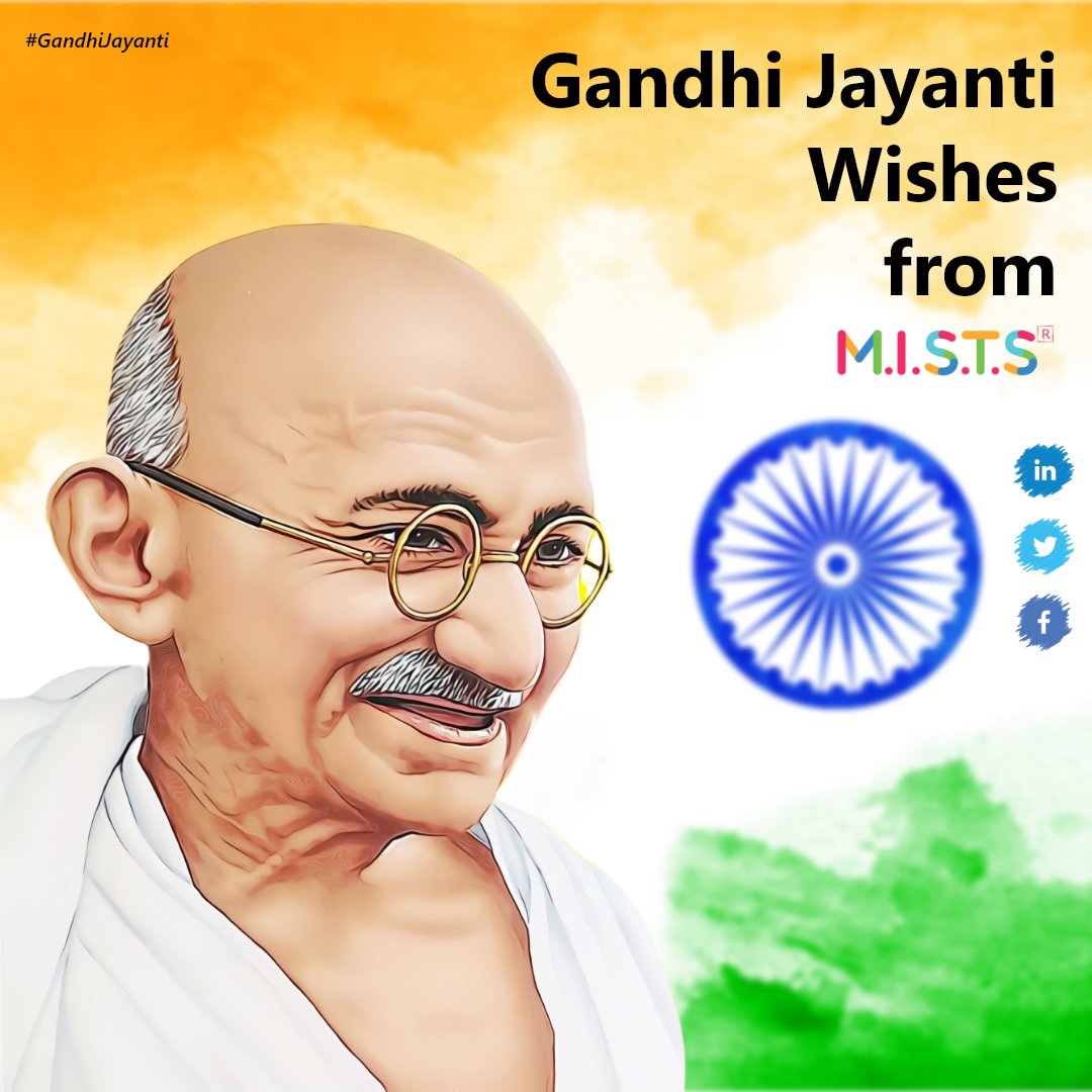 Mindsetechnolog's tweet photo. Happy Gandhi Jayanti!

#gandhijayanthi  #gandhijayantispecial  #october  #2ndoctober  #gandhi  #gandhijayanti  #mahatmagandhi  #gandhiji  #india  #freedom  #peace  #love  #indian  #mahatma  #bapu  #fatherofthenation  #fatherofnation  #nonviolence   #motivation  #inspiration https://t.co/r87b6vLdmn