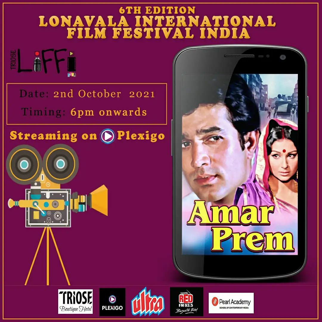 LIFFIIndia's tweet photo. A love story has no end... The film is as special as it's title! 
Here's presenting Amar Prem, a romantic drama portraying love in its own unique way, on Day 2 of the Centerpiece Weekend of LIFFI 2021
 
Download Plexigo app now! https://t.co/kLDrj5h3Q8