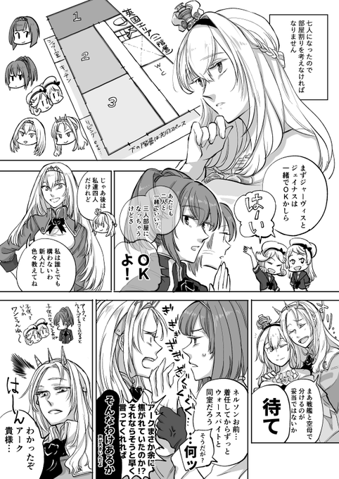 部屋割り #艦これ 