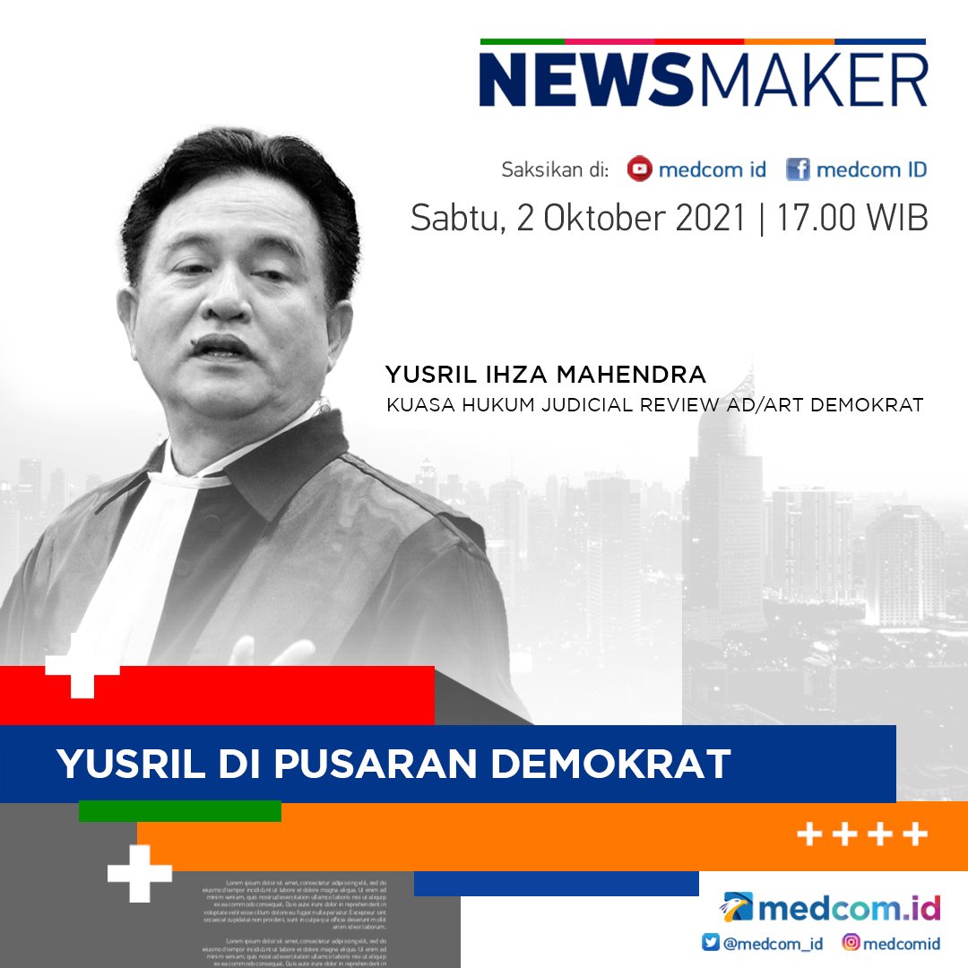 Usaha kubu Moeldoko untuk mendapatkan pengakuan pemerintah sebagai Partai Demokrat yg sah, semakin serius. Menggandeng kuasa hukum <a href="/Yusrilihza_Mhd/">Yusril Ihza Mahendra</a> , kubu Moeldoko mengajukan Judicial Review AD/ART Partai Demokrat ke Mahkamah Agung.

Saksikan selengkapanya bit.ly/3uzj5Nn