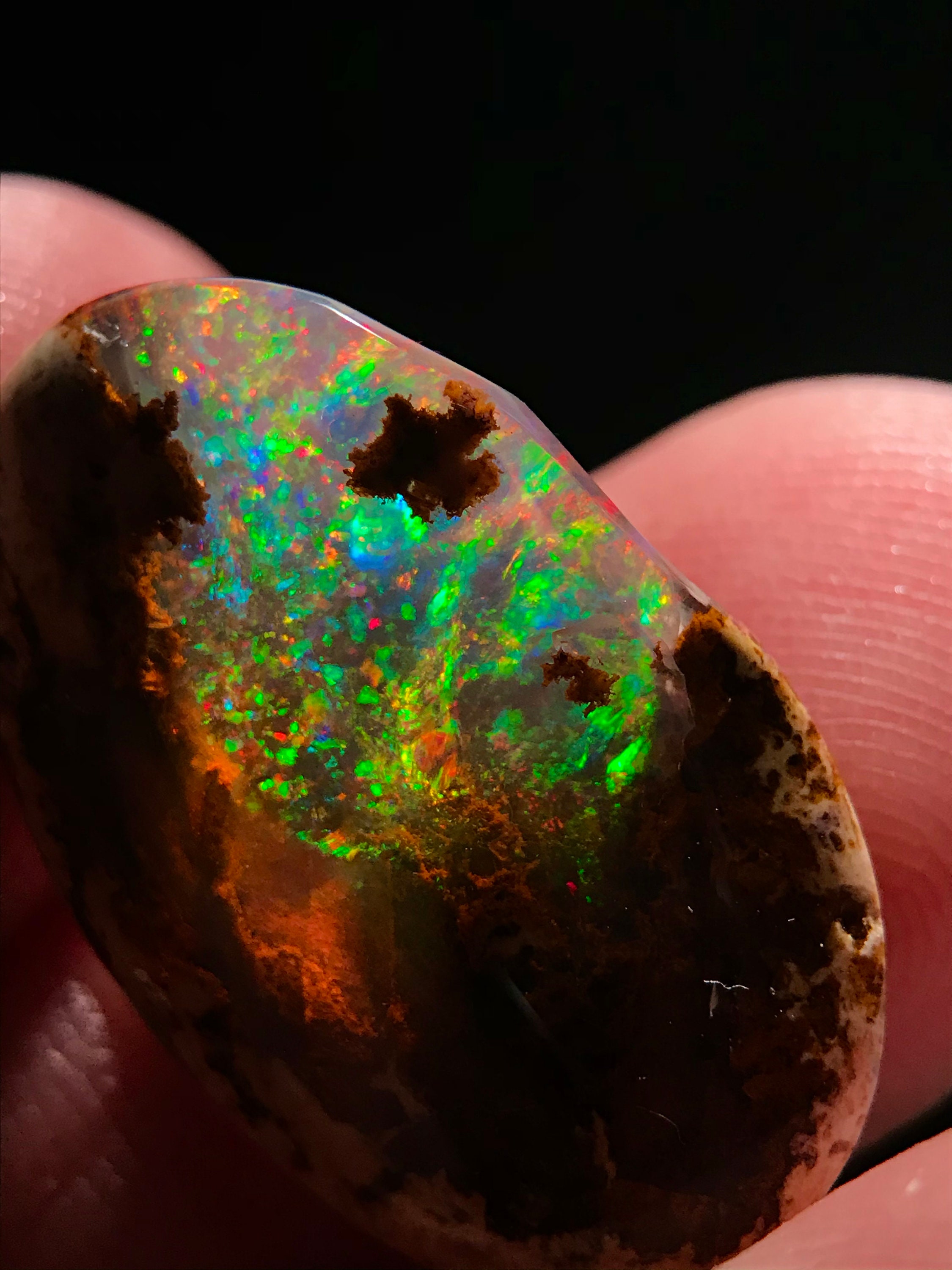 未使用] 5.68ct カンテラ オパール (メキシコ産 母岩付きオパール