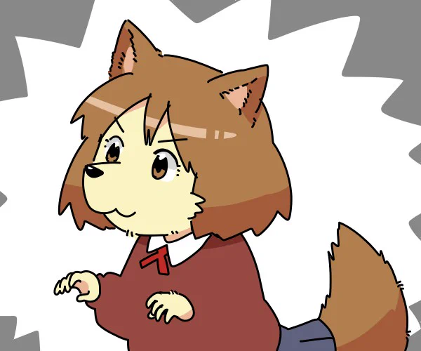 長マズル!おおかみけもも 