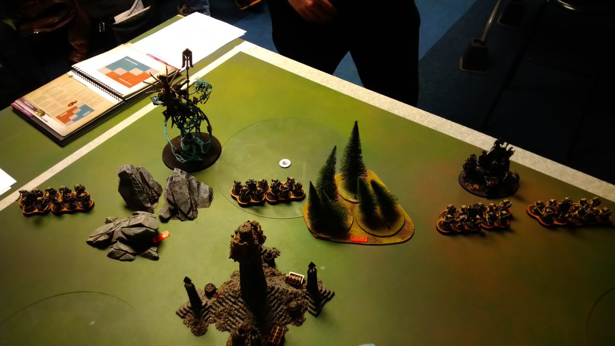 small_geek's tweet photo. #onslaught21 game one...a complete mirror of game one from my last tournament. #nagash &amp; #katakros nonsense!!!

#ageofsigmar #aos #ogormawtribes #underguts https://t.co/B4dR4M8hS4