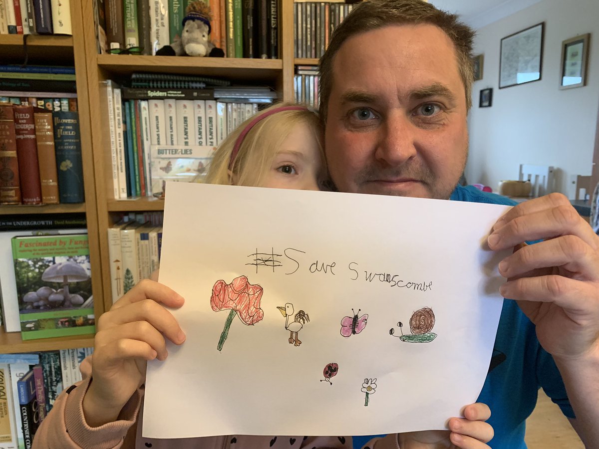 #SaveSwanscombe @KentWildlife @RSPBEngland @CPREKent @sspcampaign @SaveSwanscombe @Buzz_dont_tweet 

Save Swanscombe! My step daughter designed the pic. Apparently there is a rare jumping spider on the back of the swan 🙂