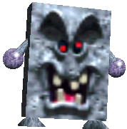 MarioEnemyBot's tweet photo. Whomp - Super Mario 64 (1996) https://t.co/68bNmVjymM