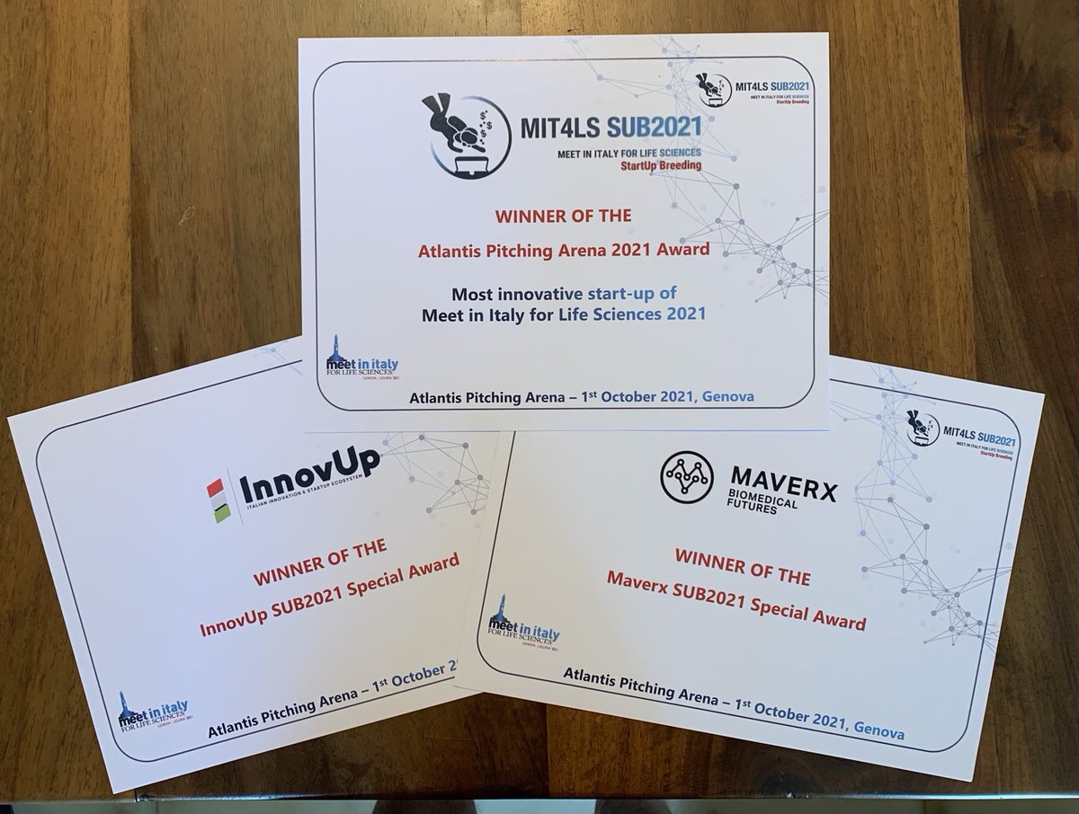 FdAdF66's tweet photo. Quite a successful day yesterday in Genova for the most innovative life sciences project competition by #MIT4LS https://t.co/O6WKUoOJ7D